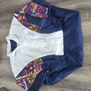 Vintage Winterset Regal Jewel and Gold Chain 2 PC. Windbreaker Set